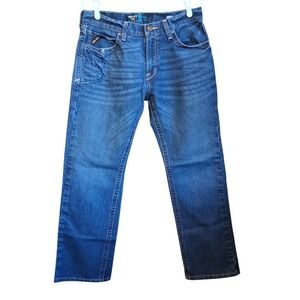 Ariat Men's Rebar M7 DuraStretch Edge Straight Leg Jeans 10041081 33x32 EUC